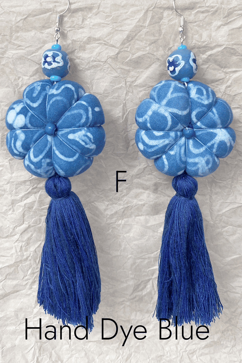 Textile Tassel Earrings