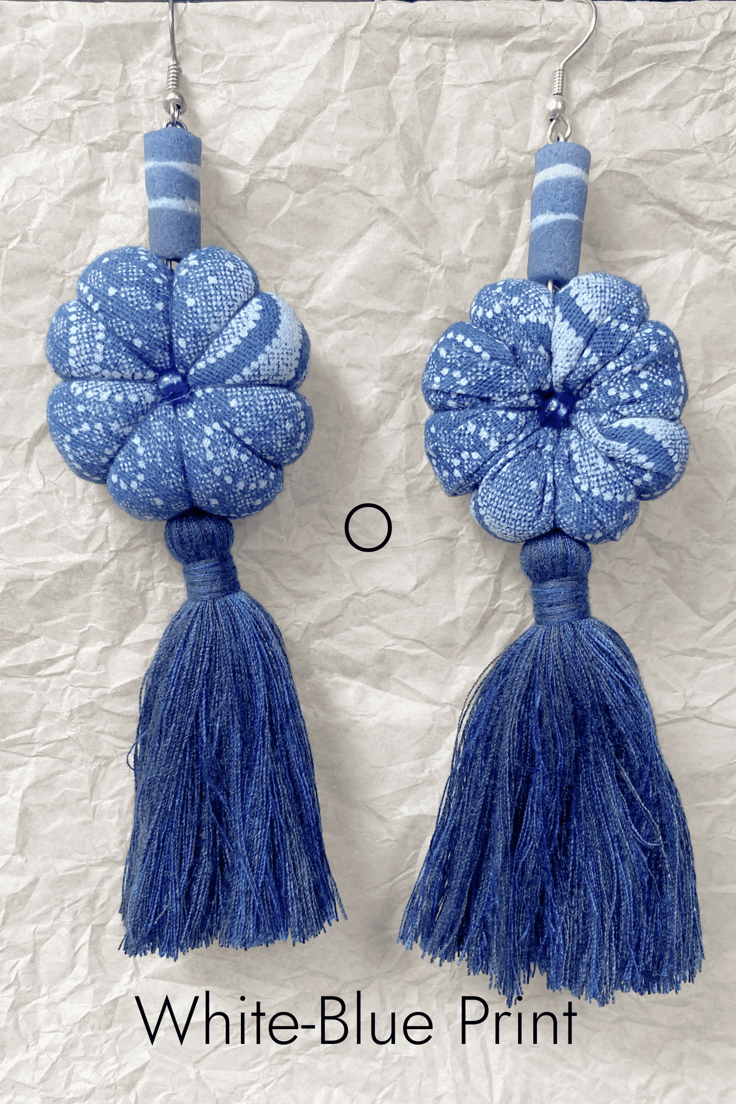 Textile Tassel Earrings