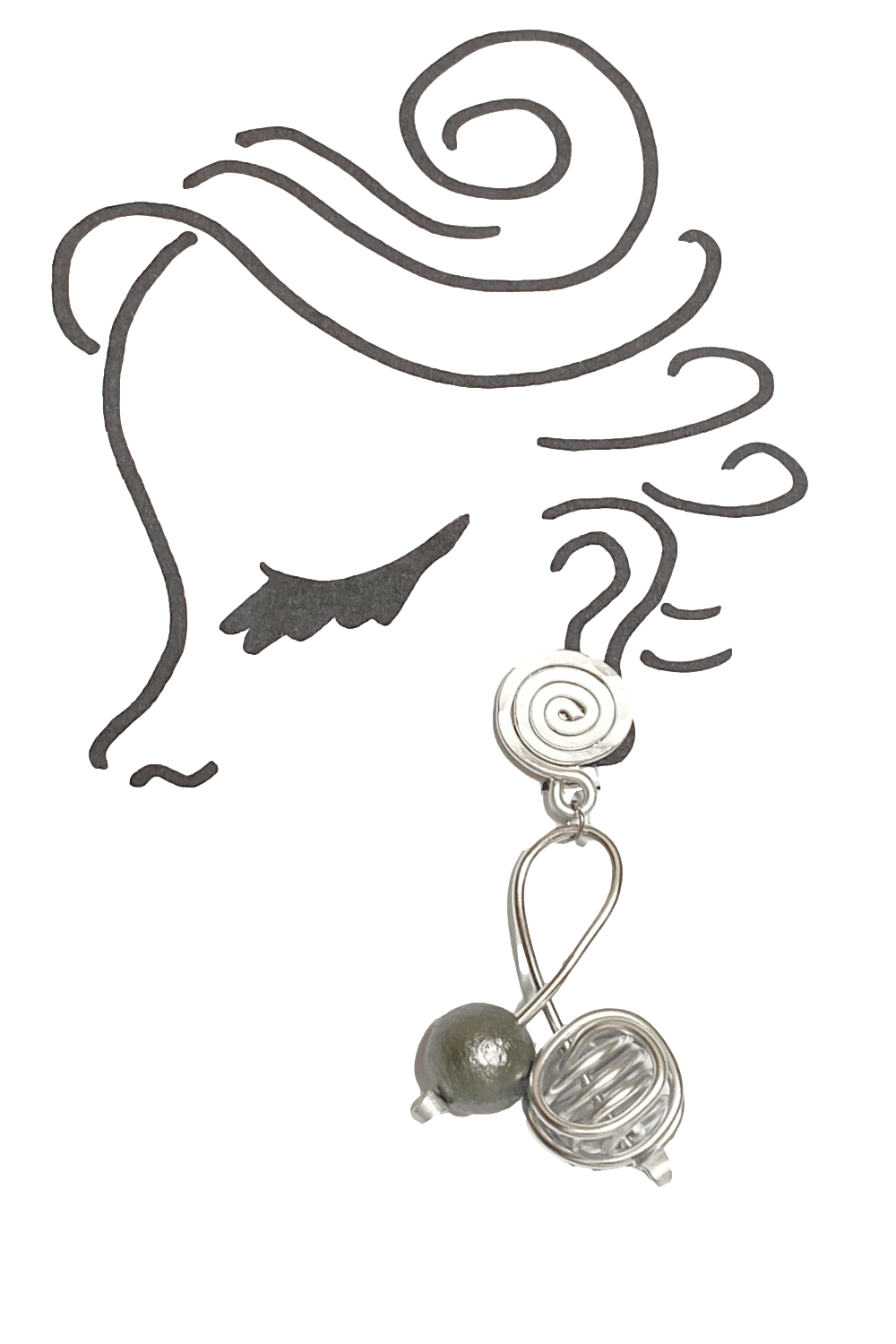 Wilma Clip Earring