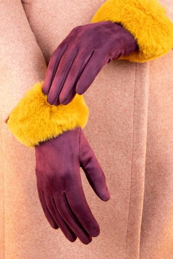 Faux Fur Glove